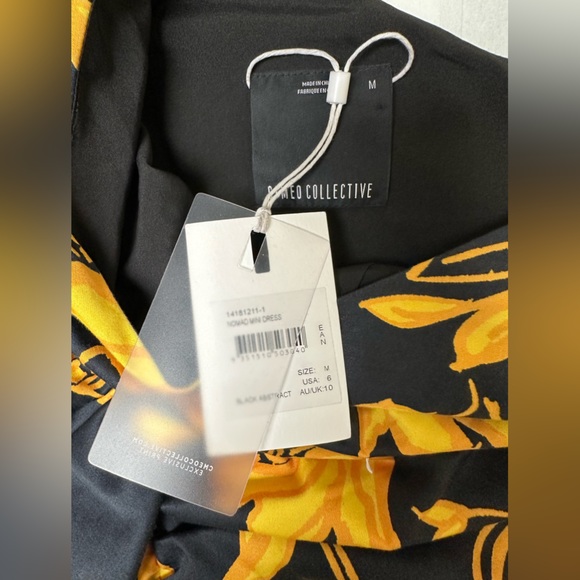 NWT;
C/MEO COLLECTIVE
Nomad Mini Dress Black Abstract | Mode sense - Picture 12 of 13